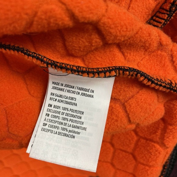 American Eagle AE Active Flex Mens Jacket Small Full Zip Hooded Sweatshirt Red - Picture 5 of 12